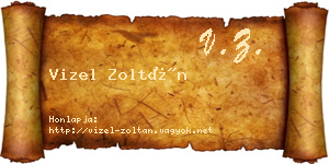 Vizel Zoltán névjegykártya